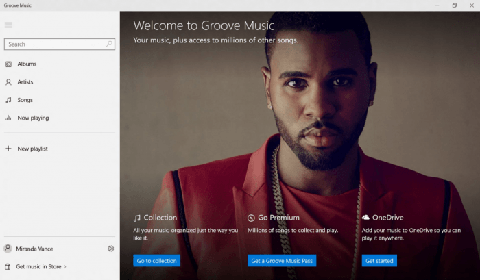 Aplikacija Microsoft Groove Music je zdaj popolnoma univerzalna za Windows 10