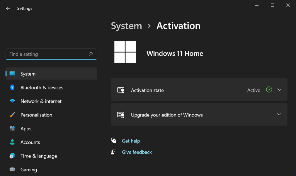 aktywuj błąd aktywacji systemu Windows 11 0xc004f213. 