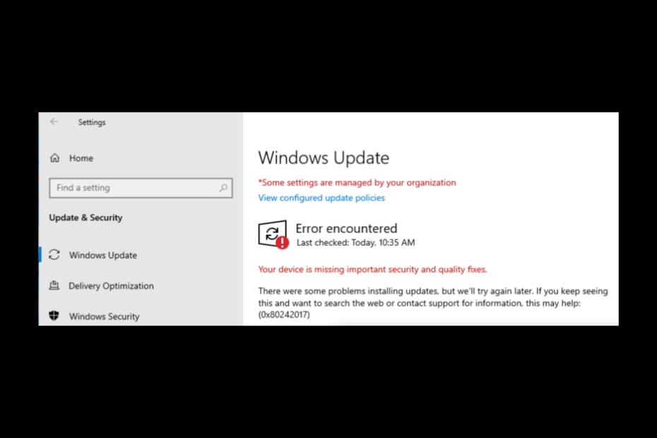 Windows Update-Fehler 0x80242017 5 Möglichkeiten, ihn zu beheben