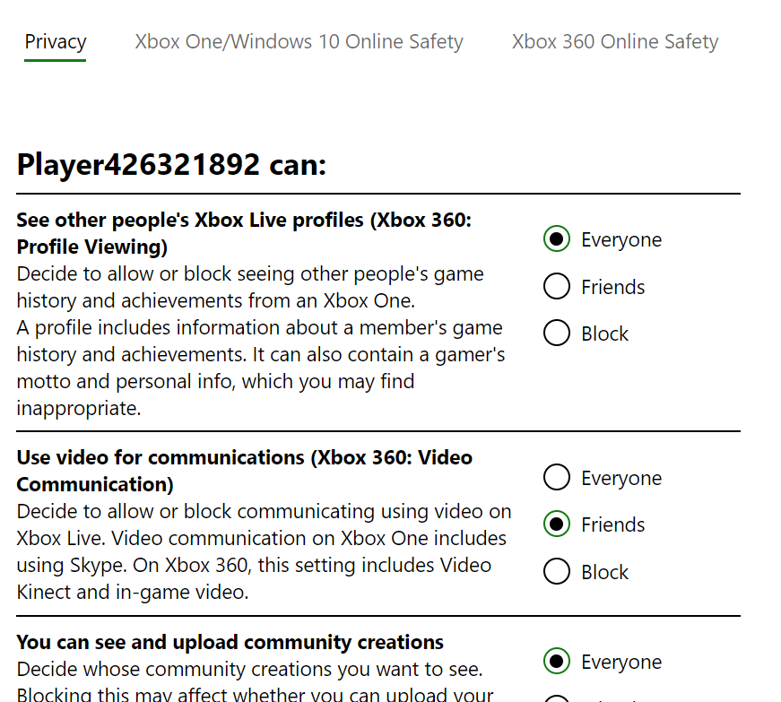 „Xbox Live“ neveiks vaiko paskyroje