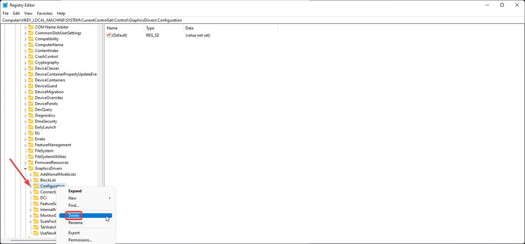 odstranit konfigurační klíč, pokud si Windows 11 myslí, že mám 2 monitory.
