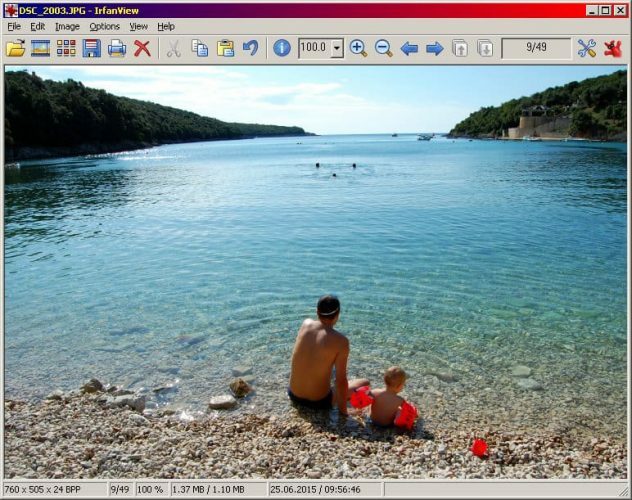 Irfanview для просмотра фотографий Windows 7