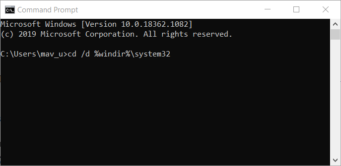 Aktualizaci systému Windows 32 systému příkazového řádku nelze nainstalovat z důvodu chyby 2149842967