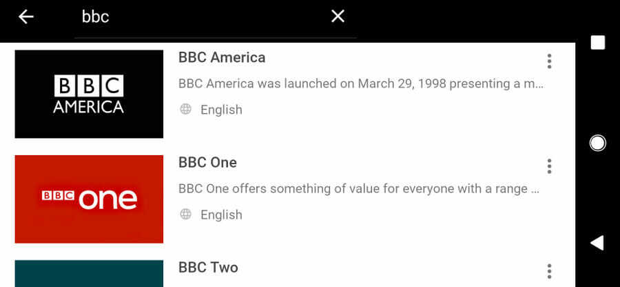 BBC One'ı izlemek için Mobdro'yu kullanın