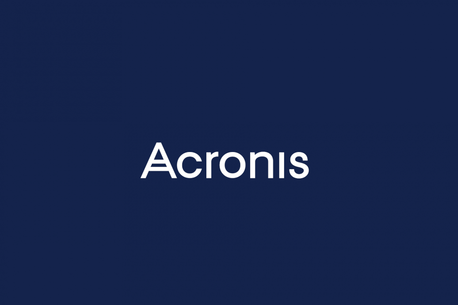 Acronis True Image Windows 10 -palautus