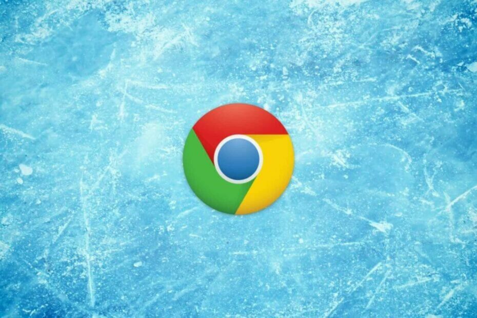 Google Chrome friert ein