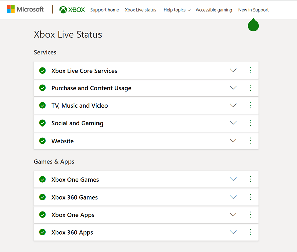 जब आपका Microsoft खाता बिना किसी कारण के लॉक हो जाए तो Xbox One सर्वर स्थिति की पुष्टि करें