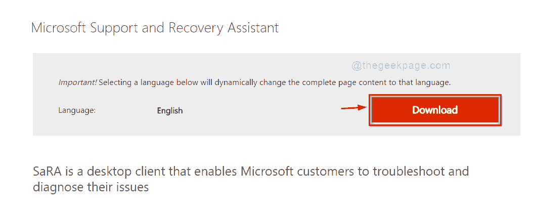 Microsoft Recovery Assistant11zonをダウンロードする