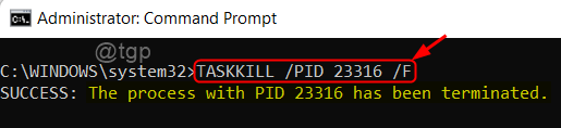 Taskkill-Befehl Cmd Win11