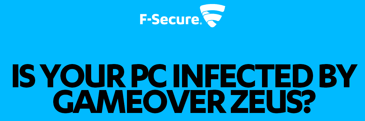 F-Secure'i väljalasketööriist, et kontrollida, kas teie Windows 8 arvuti on nakatunud GameOver Zeus Botnetiga