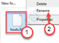 Hosts-Datei umbenennen Final Main