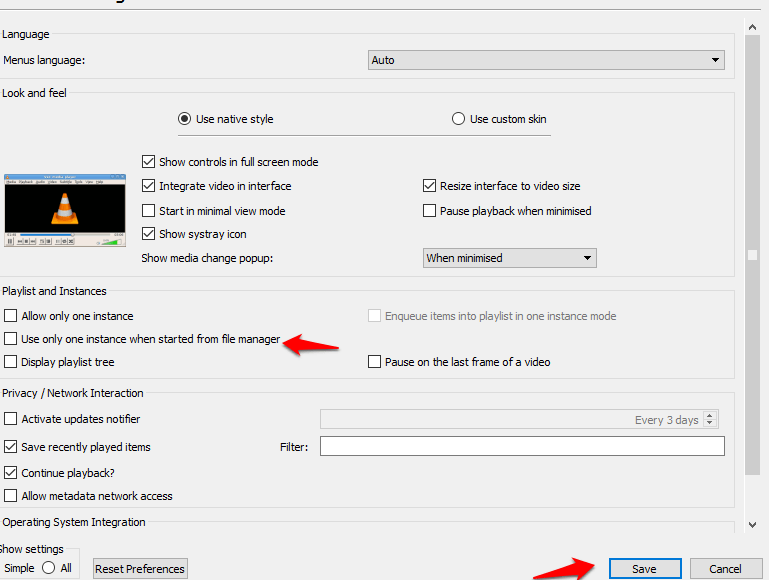 Kaip vienu metu leisti kelis vaizdo įrašus „VLC Media Player“