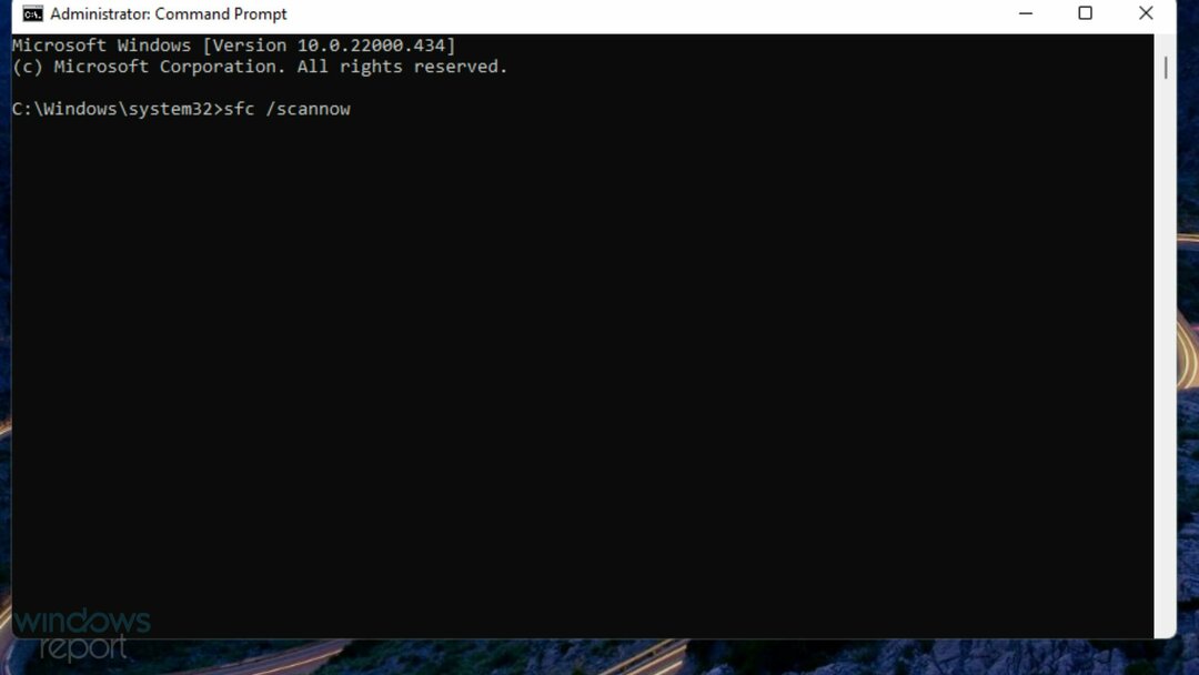 sfc-kommandoen Windows-fejlrapportering af hændelses-id 1001