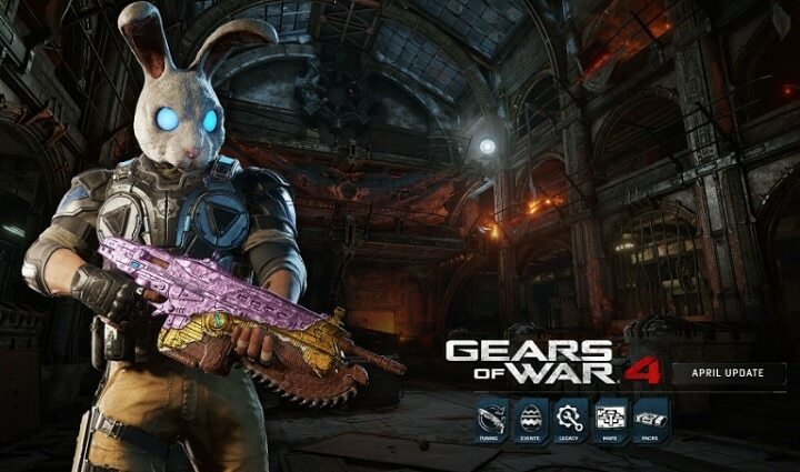 La actualización de abril de Gears of War 4 trae un nuevo modo Bunny Hunt y huevos de chocolate para celebrar