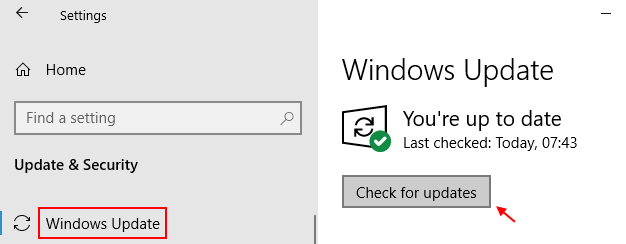 Min. „Windows“ naujinimas