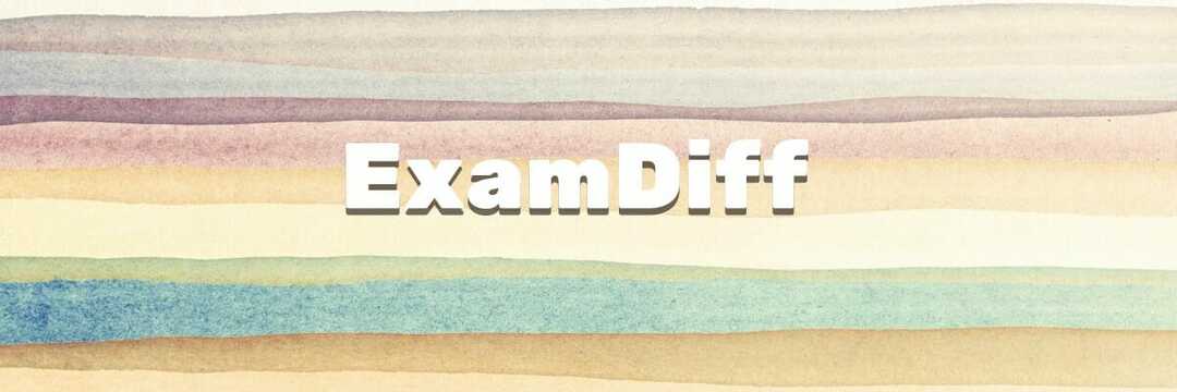 Программа для сравнения документов ExamDiff