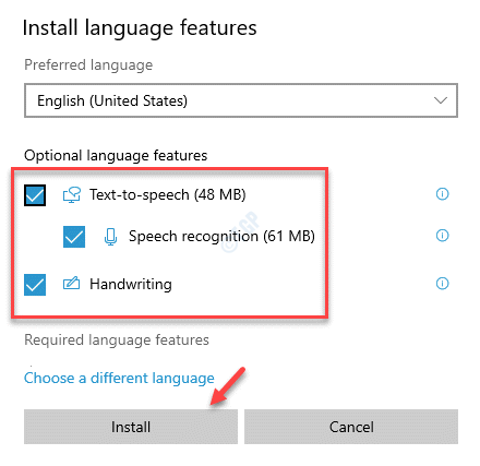 Installige keele funktsioonid Install