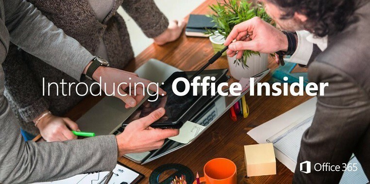Langsom ring Office Insiders modtager en ny opdatering, download den nu
