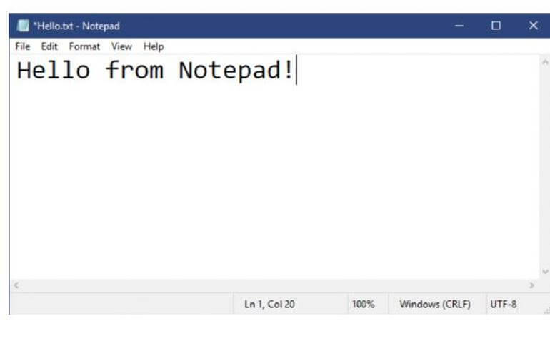 uporabite Notepad