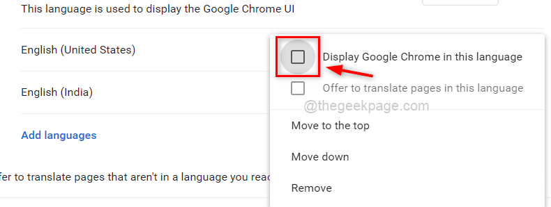 Chrome-ის ჩვენება ამ ენაზე 11zon