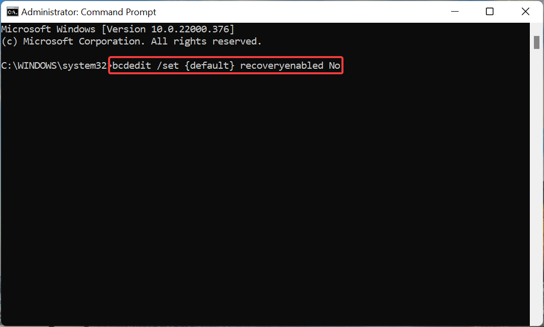 Desative o reparo de inicialização para corrigir o Windows 11 srttrail.txt