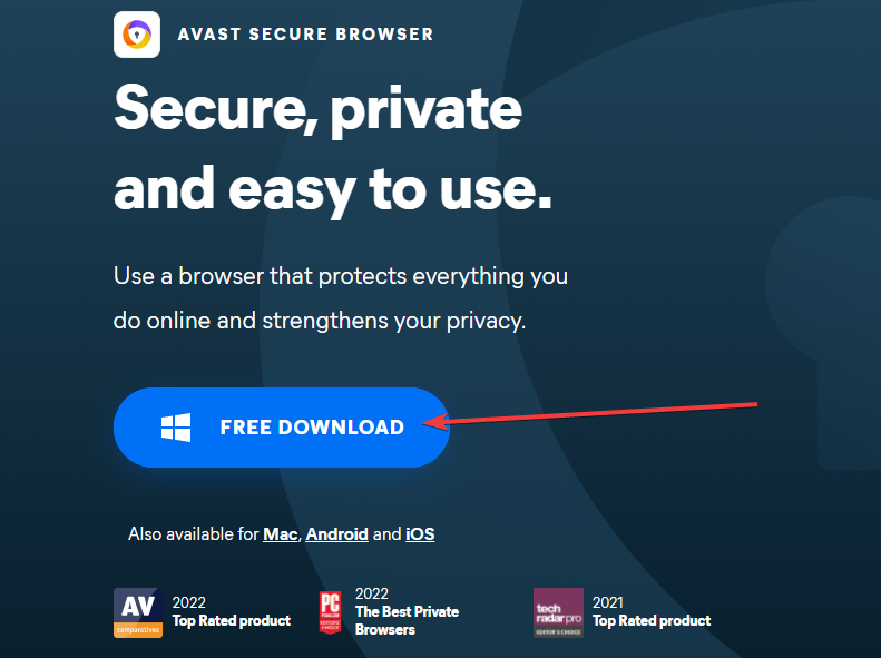 Browserul avast secure nu răspunde