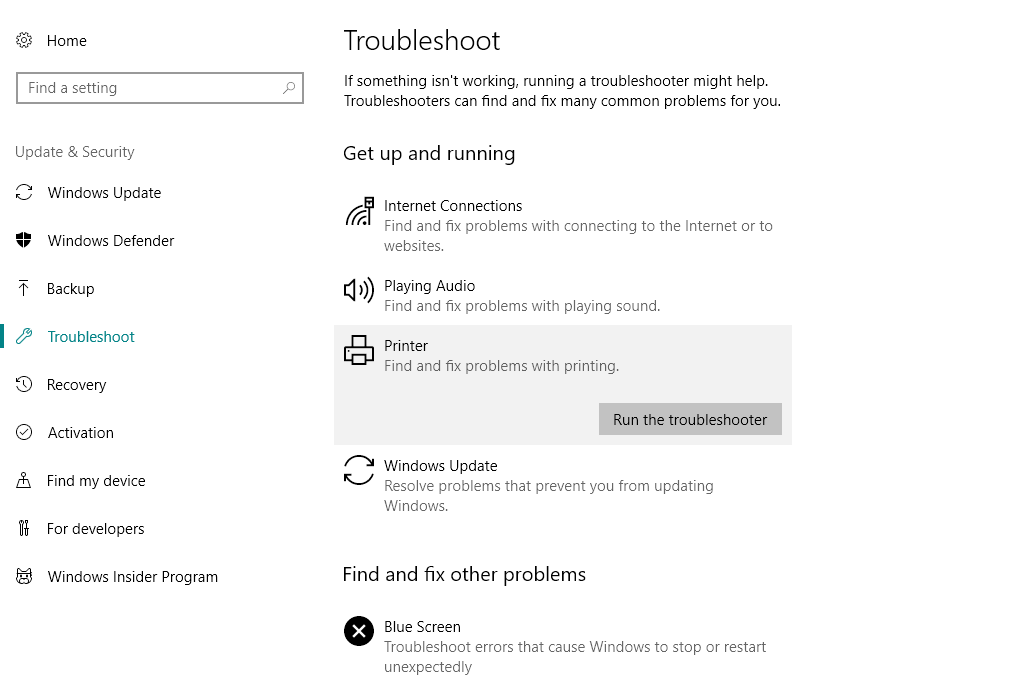 Il servizio spooler di stampa si interrompe automaticamente in Windows 7