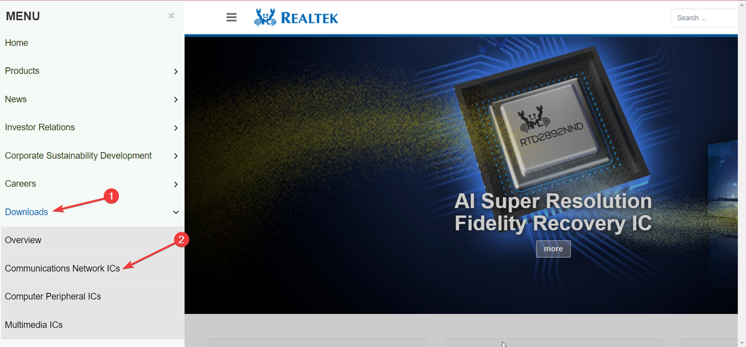 Realtek PCIe GBE Family Controller-Treiber für Windows
