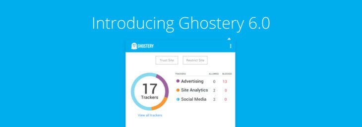 Ghostery reklaamiblokeerija töötab Windows 10 Microsoft Edge jaoks