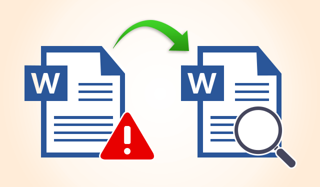 Arquivos corrompidos do Word - software para reparar arquivos doc