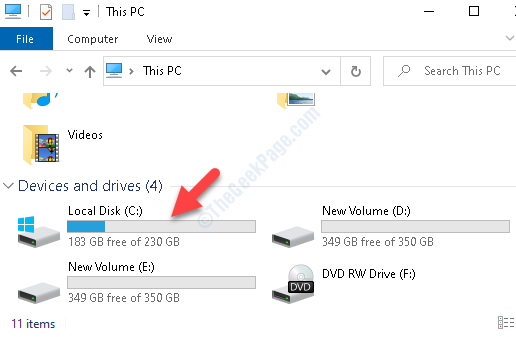 Fel 1310, fel vid skrivning till fil i Windows 10 Fix