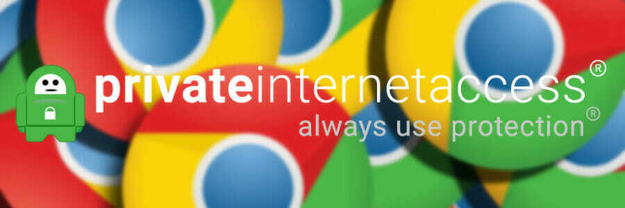 Google Chrome के लिए निजी इंटरनेट एक्सेस का उपयोग करें