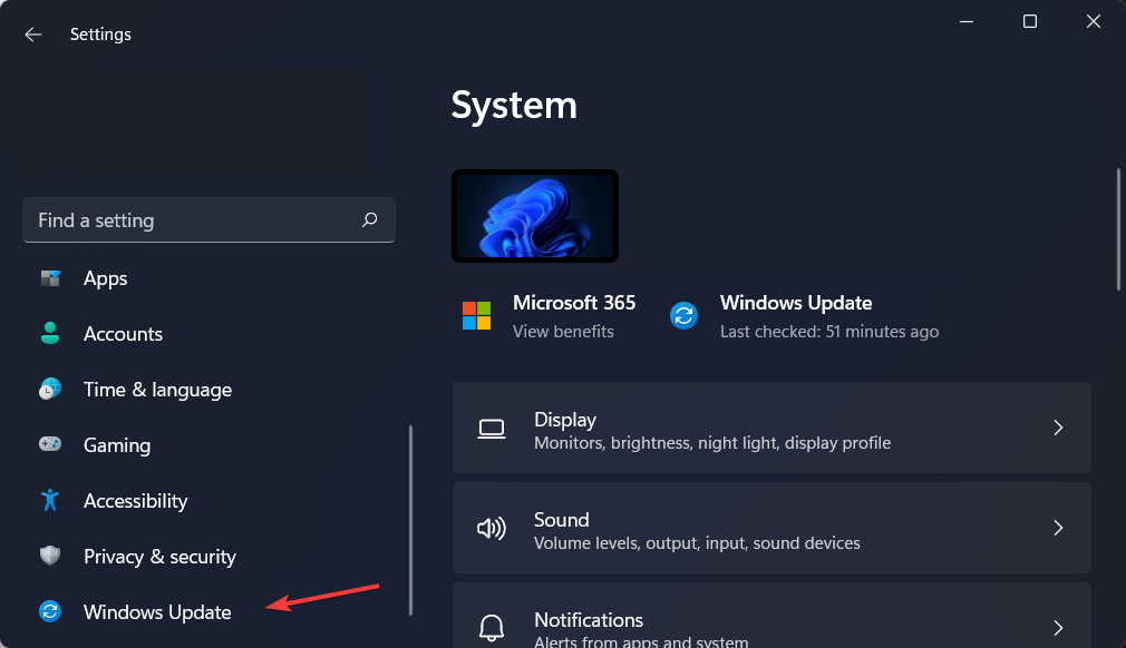 „Windows-update“ jūsų sistemoje rastas veikiantis derintuvas, iškelkite jį iš atminties ir paleiskite programą iš naujo