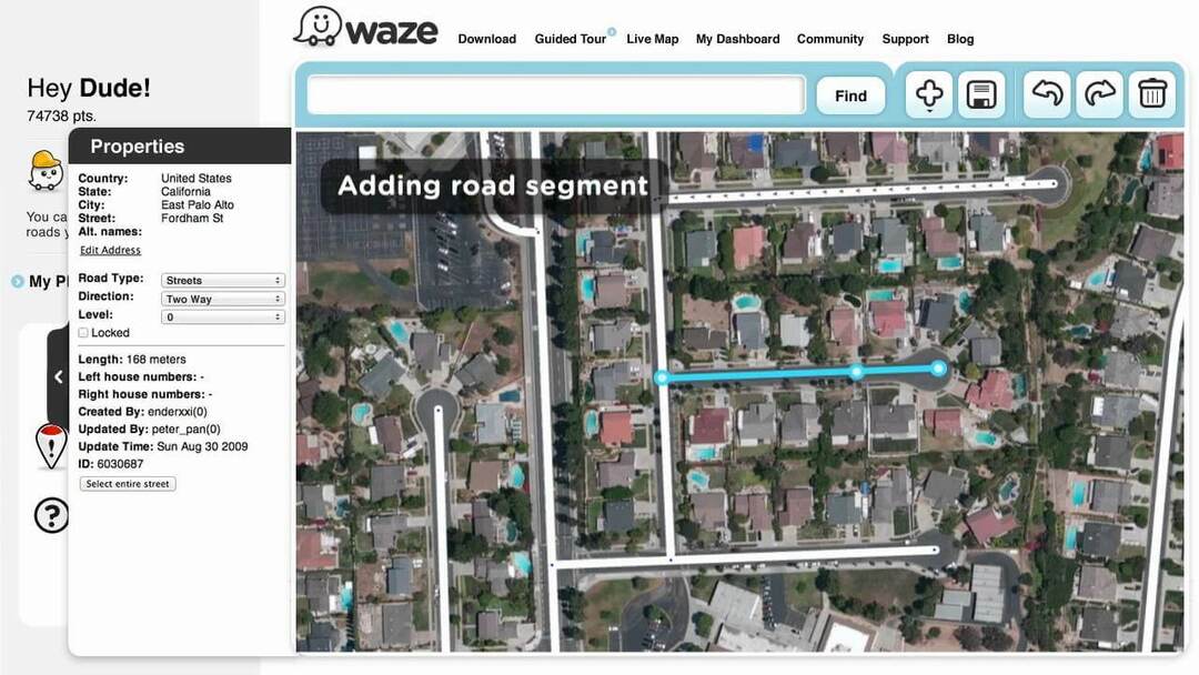 waze რუკის რედაქტირება waze map editor- ით