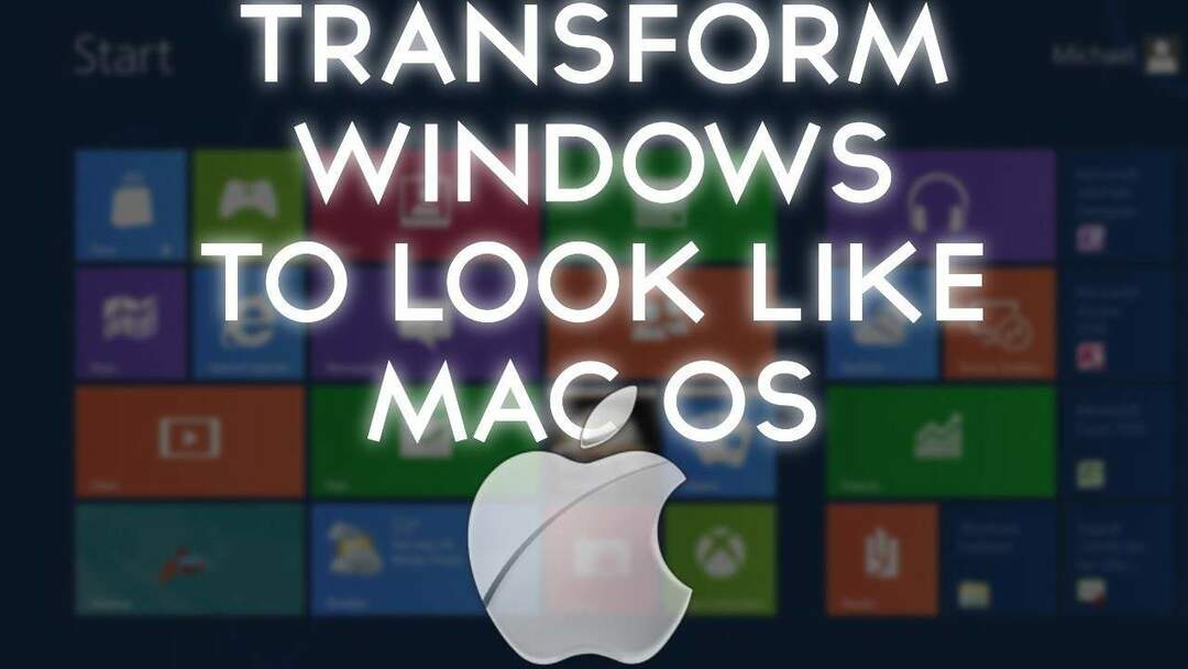 Få Windows 8 til at ligne mac