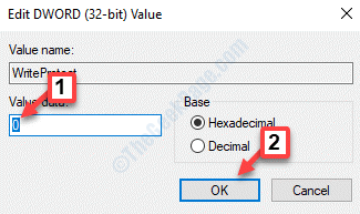 Dword (32 bites) érték értékadatok szerkesztése 0 Ok