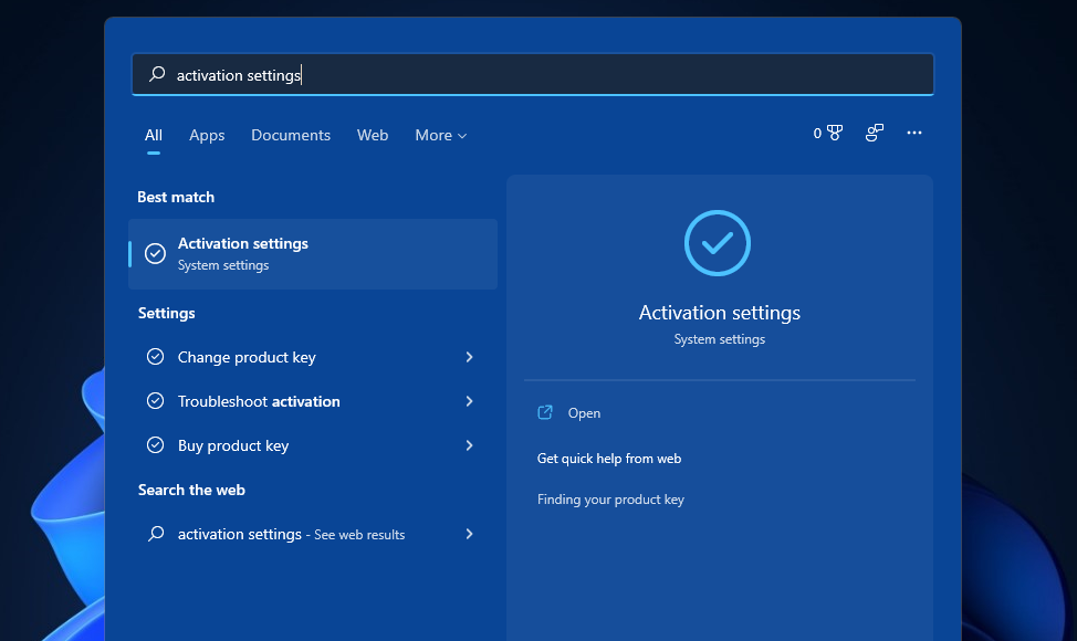 Aktiveringsinnstillinger endrer fargen på oppgavelinjen i Windows 11