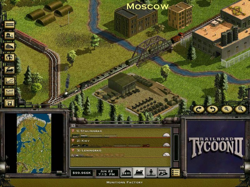 kje lahko igram spletne igre z vlaki Railroad Tycoon II