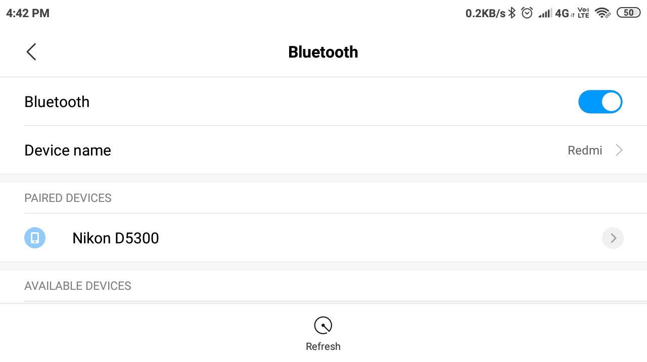 Nikoni kaamera ei ühendu Bluetoothiga