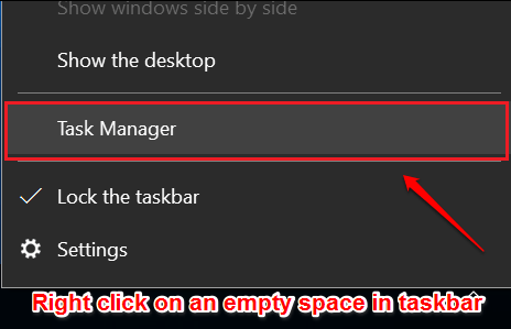 როგორ ამოიღონ Windows Defender Icon საწყისი Taskbar Windows 10 წლისთავის განახლებაში