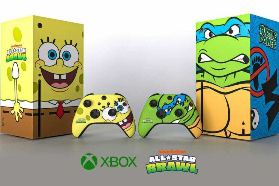 Nuevas consolas Xbox Series X lanzadas en celebración de Nickelodeon All-Star Brawl