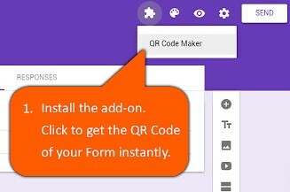 Qr Google Form Add On