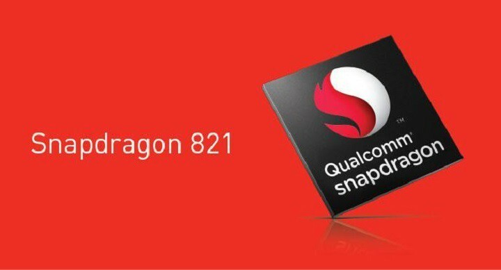 โปรเซสเซอร์ Snapdragon 821 ของ Qualcomm เร็วกว่า Snapdragon 820. 10%