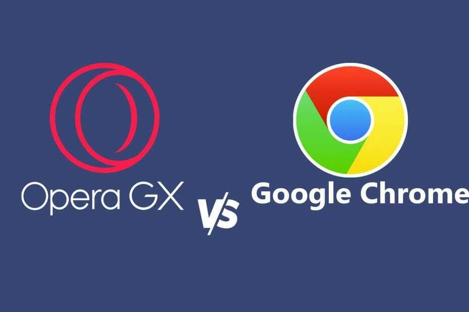 Opera GX a Chrome