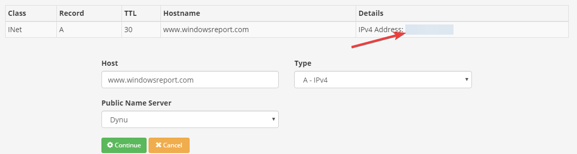Uzmeklē resursdatora nosaukumu un IP adresi