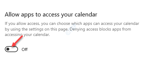 Tillad, at apps får adgang til kalenderen