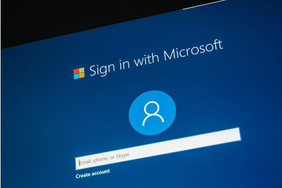 خطأ في تسجيل الدخول إلى حساب Microsoft