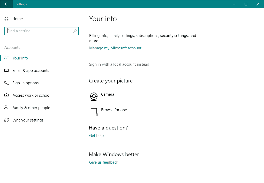 Windows 10 ei saa Microsofti kontoga sisse logida