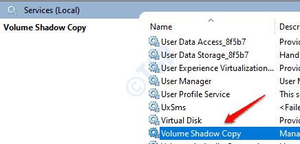 2 Volume Shadow Copy Service
