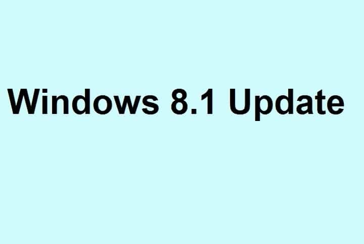 Posodobitev sistema Windows 8.1 zahteva namestitev KB2919355